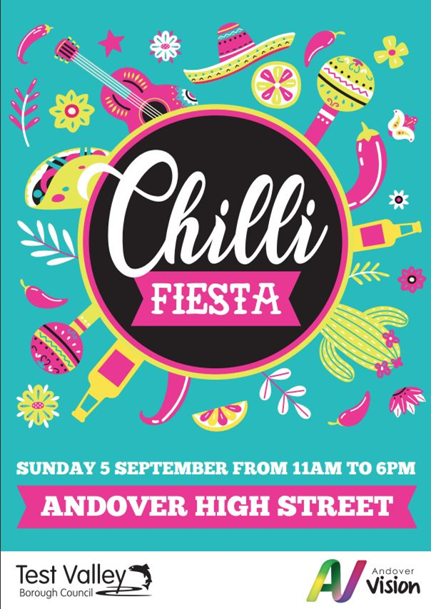 Andover Chilli Fiesta Poster